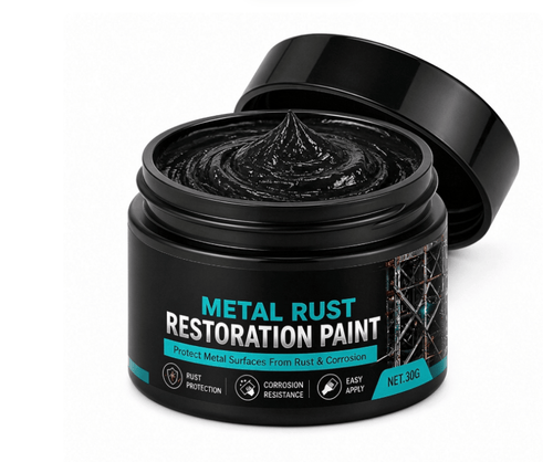🛡️✨Metal Rust Protection Black Repair Paste – Restores rusty gates, railings & tools. Forms protective coating – no need to replace!