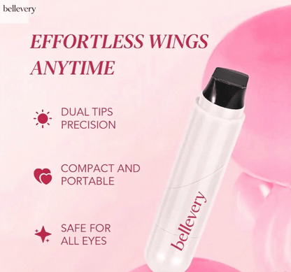 💗Perfect Wings Eyeliner Stamp💗 &Waterproof, smudge-proof, quick-drying liquid eyeliner