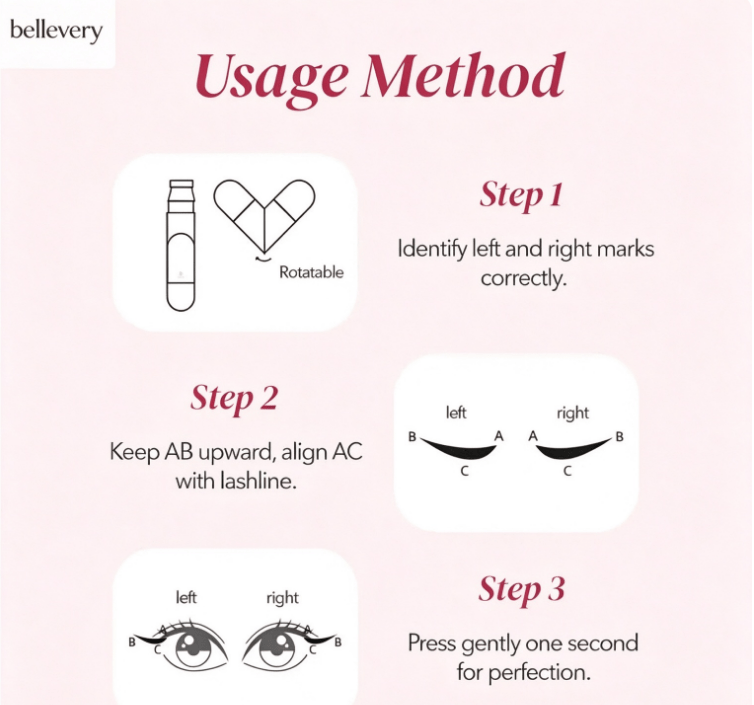 💗Perfect Wings Eyeliner Stamp💗 &Waterproof, smudge-proof, quick-drying liquid eyeliner
