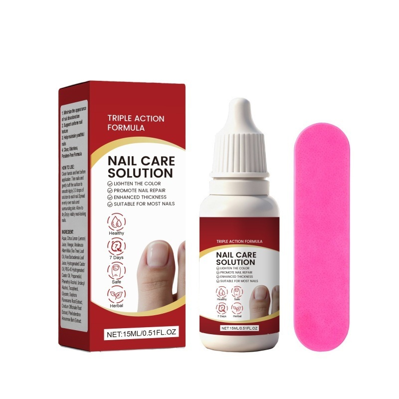 🔥Last Day 50% OFF 👨‍⚕️  Triple Action Nail Care Repair Solution Kit