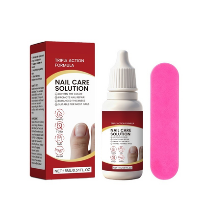 🔥Last Day 50% OFF 👨‍⚕️  Triple Action Nail Care Repair Solution Kit