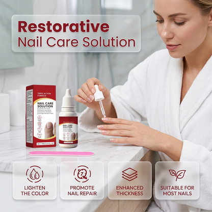 🔥Last Day 50% OFF 👨‍⚕️  Triple Action Nail Care Repair Solution Kit
