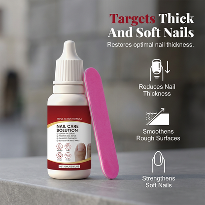 🔥Last Day 50% OFF 👨‍⚕️  Triple Action Nail Care Repair Solution Kit