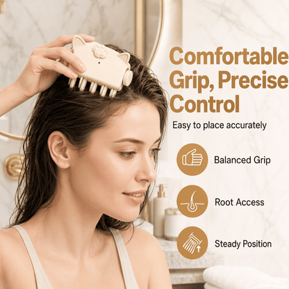 🎉48K+ Sold 💇 Wireless Heated Volumizing Root Lift Clip, Portable Travel Hair Styling Tool for Flat Fine Hair